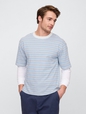 Vintage Soft Stripe Boxy T-Shirt