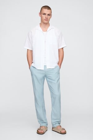 Linen-Cotton Khakis