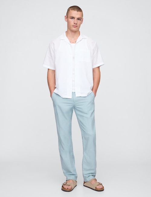 Linen-Cotton Khakis