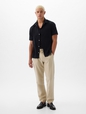 Linen-Cotton Trousers in Slim Fit