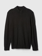 Mockneck Henley Sweater
