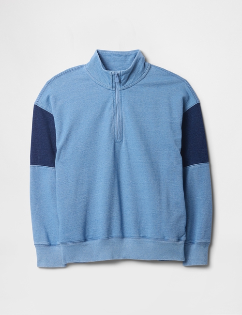 Kids Vintage Soft Half-Zip Logo Pullover