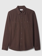 Brushed Utility Shirt in Standard Fit