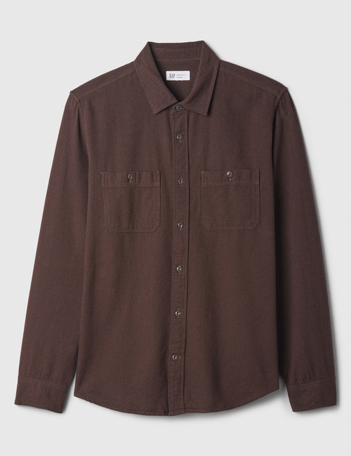 Brushed Utility Shirt in Standard Fit