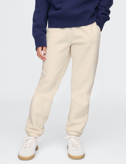 Kids Relaxed Gap Logo Polar Fleece Joggers
