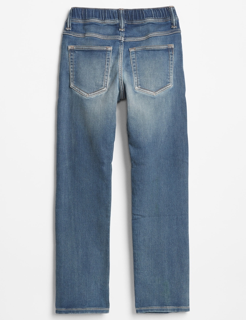 Kids Slim Pull-On Jeans with Stretch