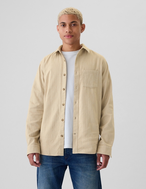 Organic Cotton Flannel Shirt