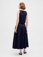 Poplin Drop-Waist Maxi Skirt
