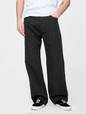 Linen-Cotton '90s Loose Herringbone Pants