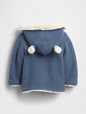 Baby Sherpa-Lined Cardigan