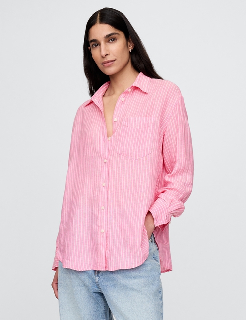 100% Linen Oversized Shirt