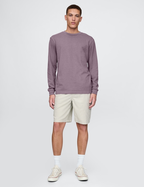 Linen-Cotton Easy Shorts