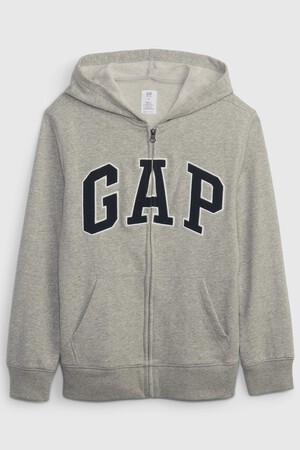 Kids Arch Logo Full-Zip Hoodie