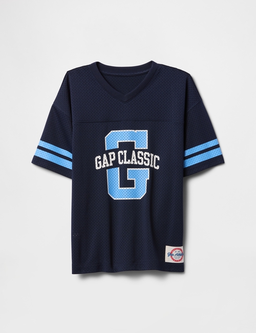 Kids GapFit Tech Mesh Jersey T-Shirt