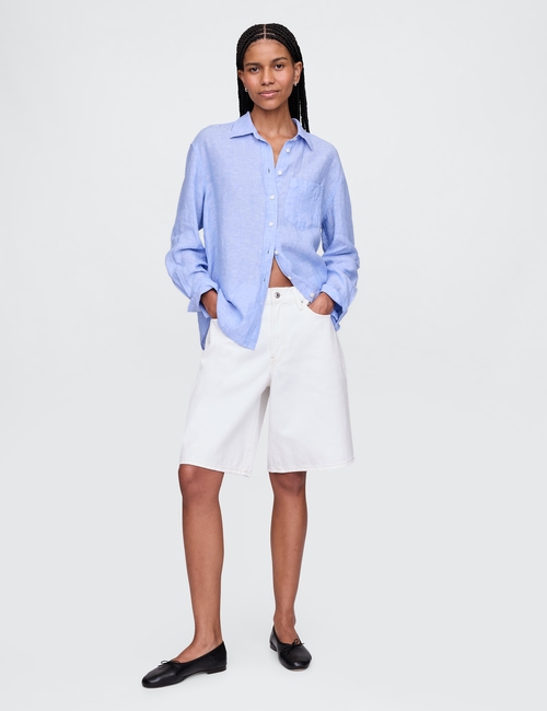 100% Linen Oversized Shirt