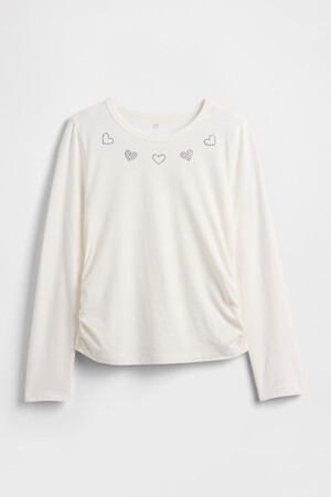 Kids Ruched Graphic T-Shirt