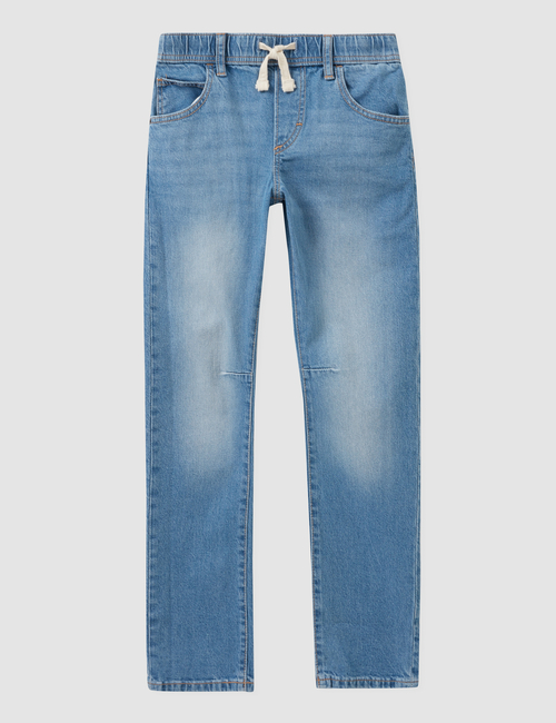 Kids Slim Pull-On Jeans with Washwell