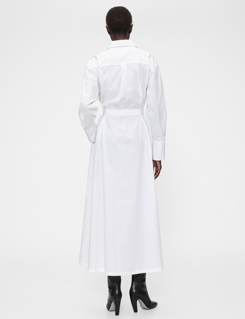 GAP STUDIO MAXI BELTED SHIRTDRESS