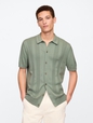 Textured Sweater Vacay Shirt in Standard Fit