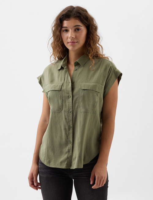 Slub Utility Shirt