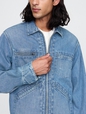 ZIP FRONT SHIRT JKT