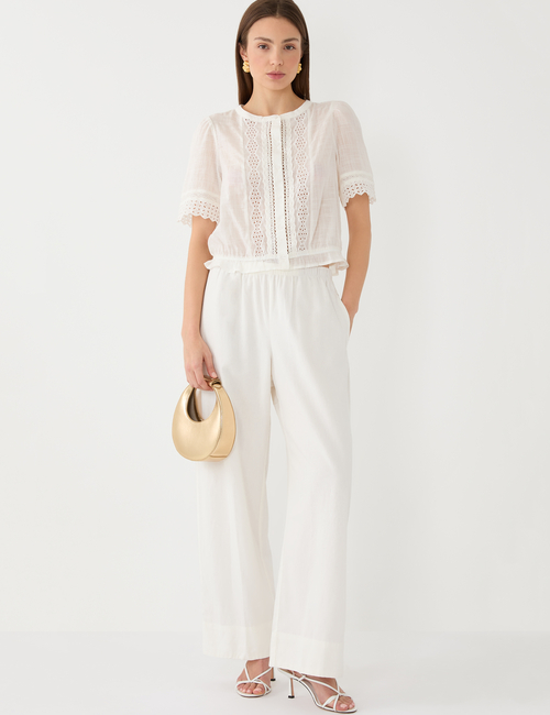 Lace-Trim Shirt