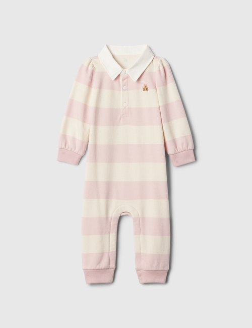 Baby Vintage Soft Rugby Polo One-Piece