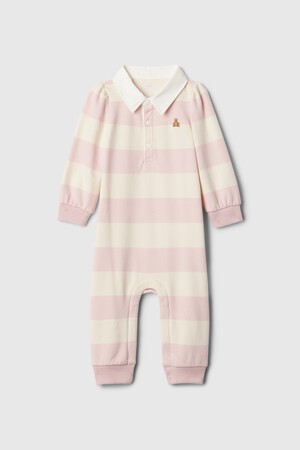 Baby Vintage Soft Rugby Polo One-Piece