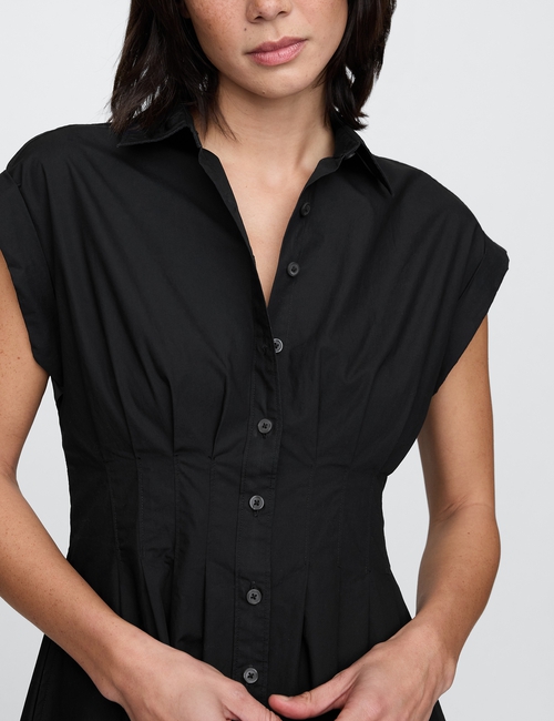 Poplin Midi Shirtdress