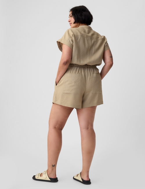 SS UTILITY ROMPER - LINEN