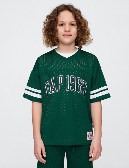 Kids GapFit Tech Mesh Jersey T-Shirt