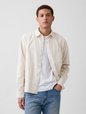 Relaxed Straight-Hem Oxford Shirt