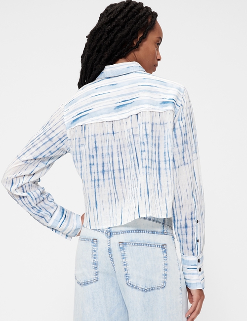 GapStudio Voile Crop Shirt