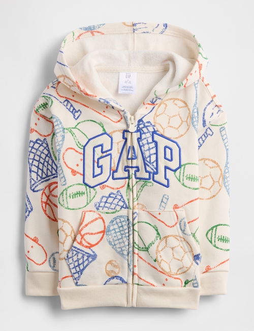 babyGap Relaxed Logo Zip Hoodie