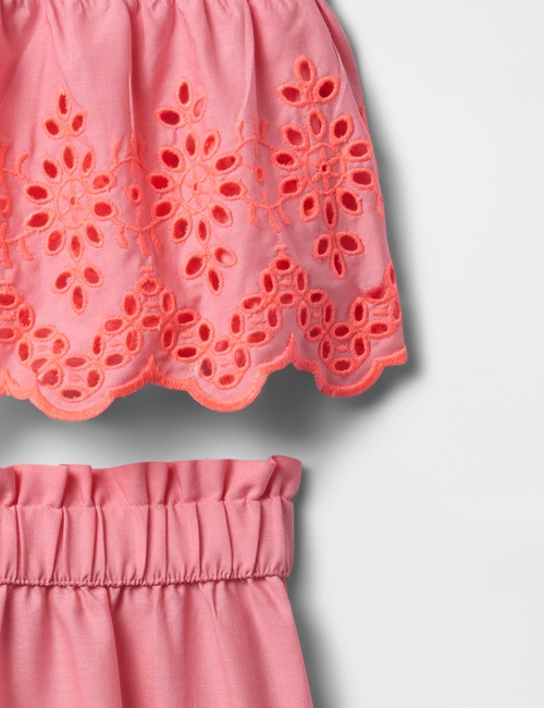 Baby & Toddler Eyelet Outfit Set