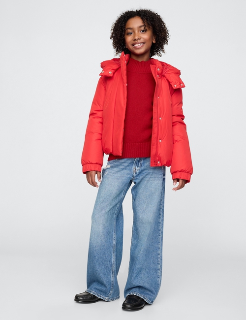 Kids CashSoft Oversized Mockneck Sweater