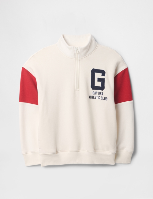 Kids Vintage Soft Half-Zip Logo Pullover