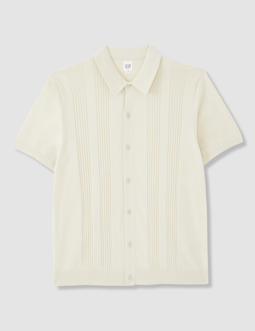 Textured Sweater Vacay Shirt in Standard Fit