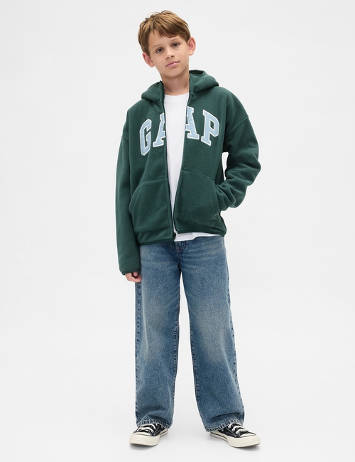 Kids VintageSoft Logo Zip Hoodie