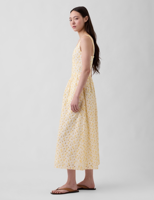 SL CORSET DRESS - ALL OVER EYELET