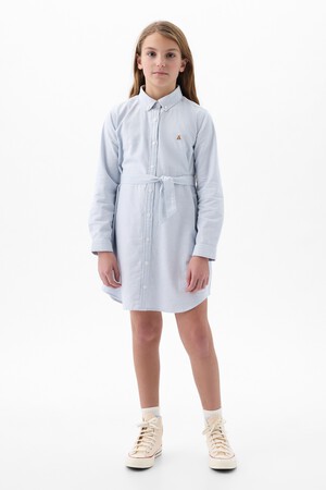 Kids Belted Shirtdress