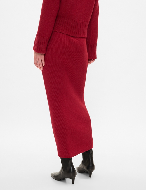 CashSoft Rib Maxi Sweater Skirt