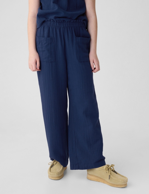 Kids Crinkle Gauze Pants