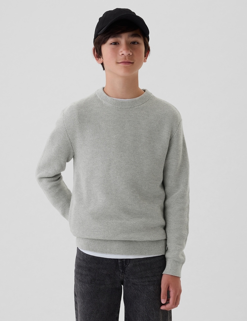 Kids Textured Sweater
