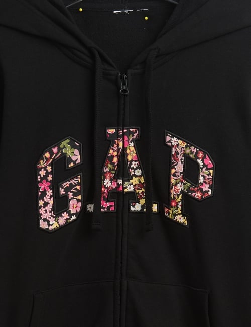 Relaxed Gap Logo Zip Hoodie