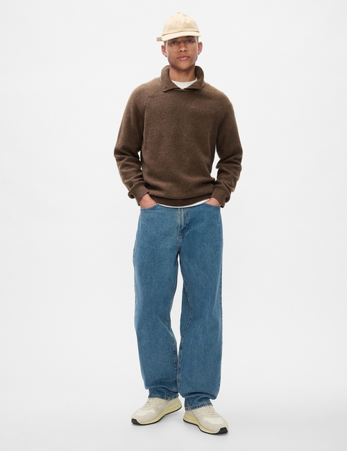 CashSoft Polo Sweater