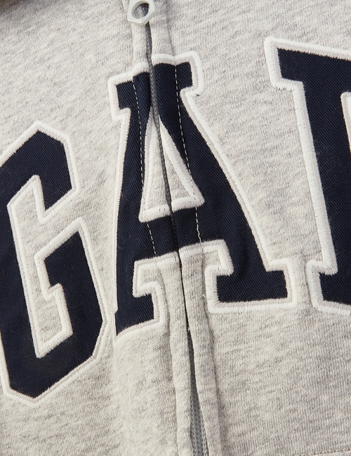 Kids Arch Logo Full-Zip Hoodie