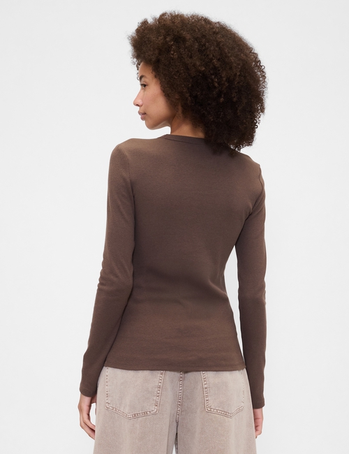 Essential Ribbed Crewneck T-Shirt