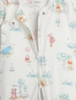 Baby Winnie The Pooh Organic Cotton Footed One-Piece