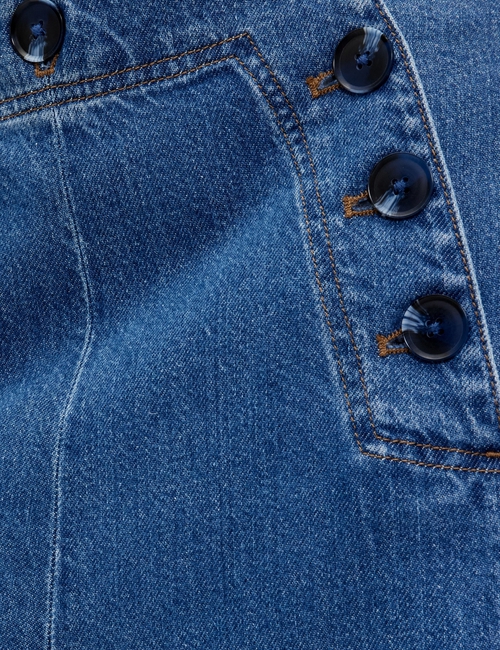 GapStudio High Rise Denim Sailor Pants